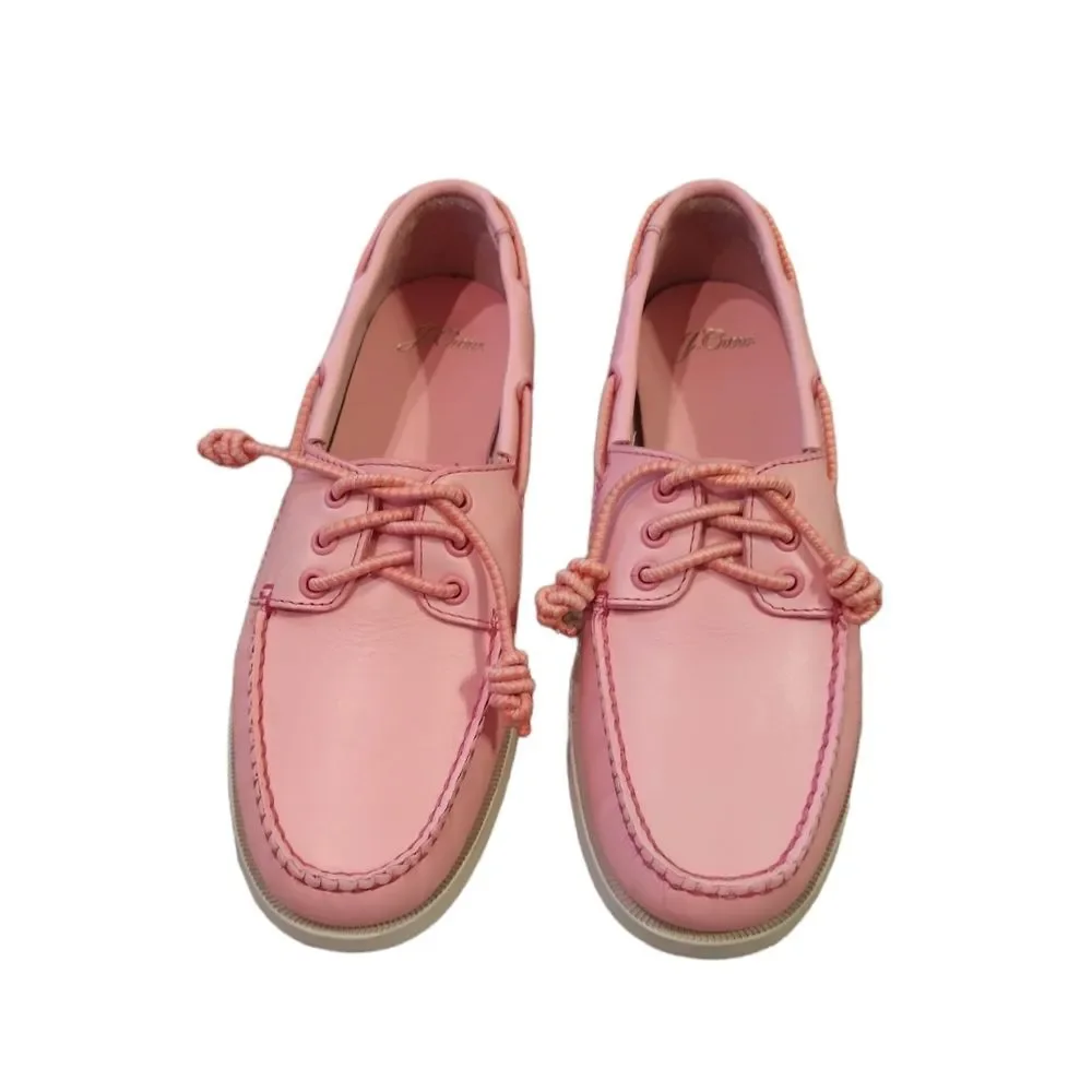 J. Crew Leather Boat Loafer Shoes